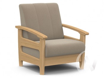 Кресло для отдыха Омега (бук лак/CATANIA LATTE) в Кочках - kochki.mebel54.com | фото