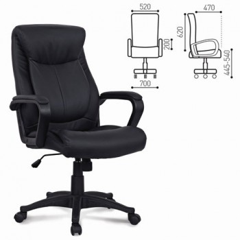 Кресло офисное BRABIX Enter EX-511 (черный) в Кочках - kochki.mebel54.com | фото