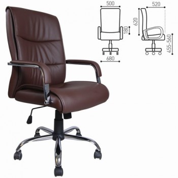 Кресло офисное BRABIX Space EX-508 (коричневый) в Кочках - kochki.mebel54.com | фото