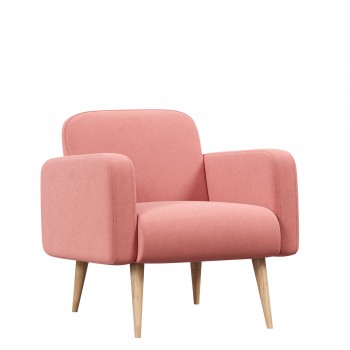Уилбер ЛД.306010.000 Кресло (Светло-розовый, ткань UNI IDEA 1031) в Кочках - kochki.mebel54.com | фото