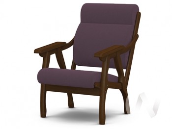 Кресло Вега-10 (орех лак/ULTRA PLUM) в Кочках - kochki.mebel54.com | фото