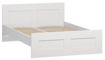 Кровать двухспальная Сириус 1600мм белый в Кочках - kochki.mebel54.com | фото