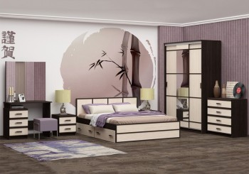 Модульная спальня Сакура в Кочках - kochki.mebel54.com | фото