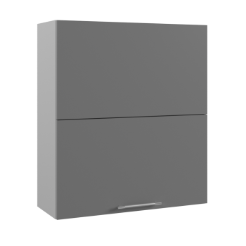 Ройс ПГПМ 800 Шкаф верхний Blum Aventos HF (Графит софт/корпус Серый) в Кочках - kochki.mebel54.com | фото